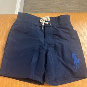 Polo by Ralph Lauren Kids Navy Swim Trunks